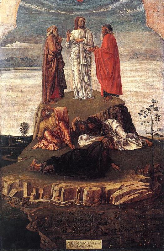 BELLINI, Giovanni Transfiguration of Christ se oil painting image